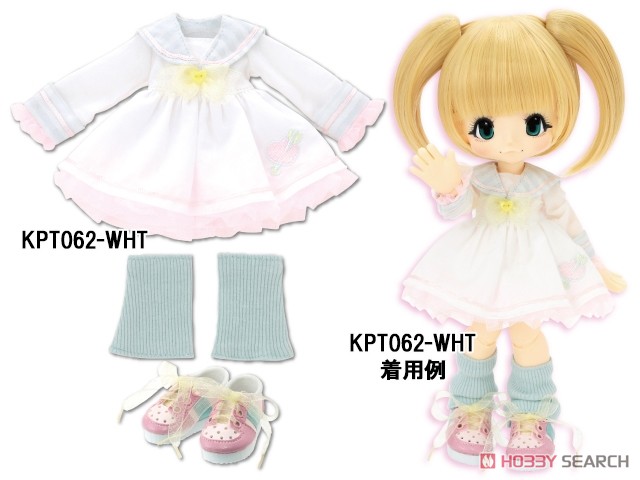 Kinoko Planet [Hatsukoi Otome Sailor Dress Set] (White Mix) (Fashion Doll) Other picture1