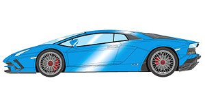 Lamborghini Aventador S 2017 パールブルー (ミニカー)