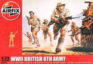 WW.II イギリス第8軍 48体入 (プラモデル)