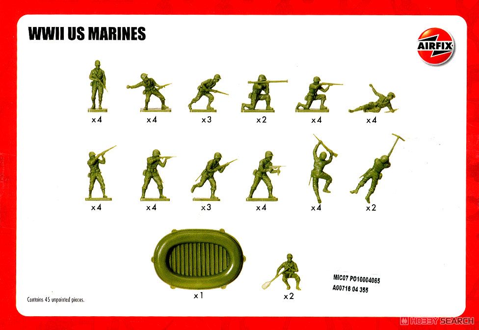 WWII US Marines (Plastic model) Assembly guide1