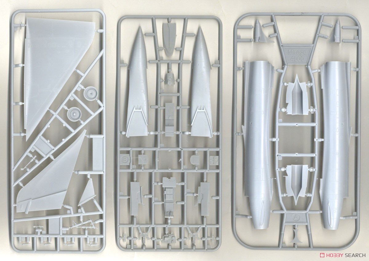 ミラージュ4000 試作戦闘機 (プラモデル) 中身1