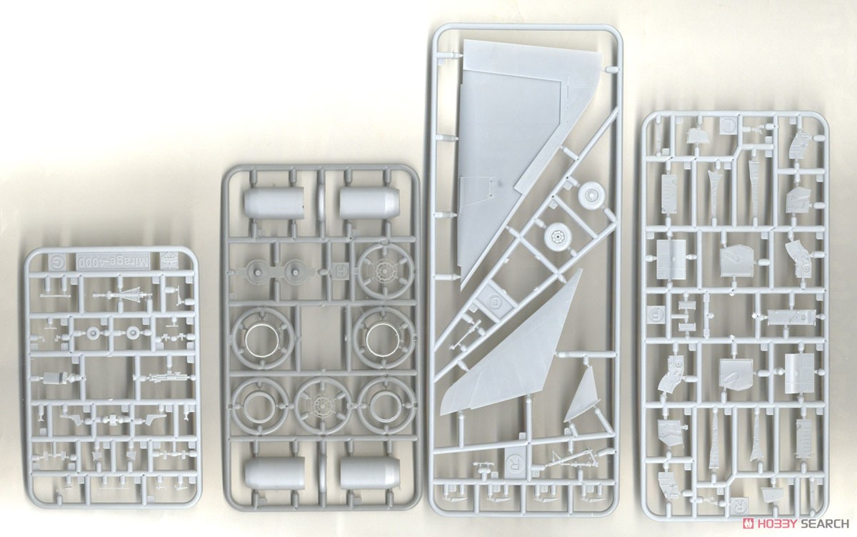 ミラージュ4000 試作戦闘機 (プラモデル) 中身2