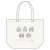 [Yurucamp] Tote Bag Minimal Icon Design White (Anime Toy) Item picture1