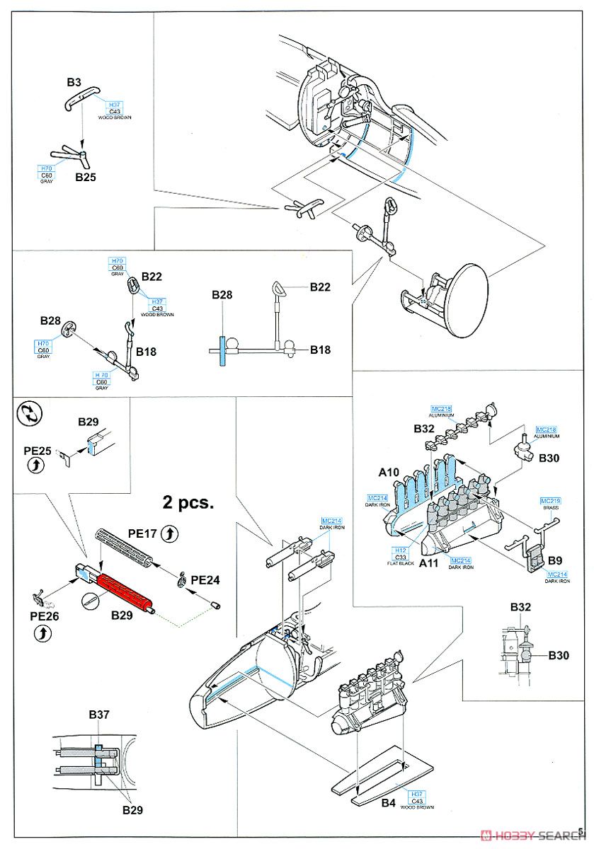 Albatros D.V ProfiPACK (Plastic model) Assembly guide3