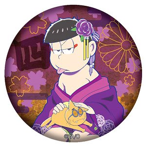 おそ松さん 遊松 描き起こし缶バッジ 一松 (キャラクターグッズ)