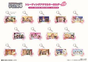 The Idolmaster Cinderella Girls Theater Trading Acrylic Key Ring (Set of 14) (Anime Toy)