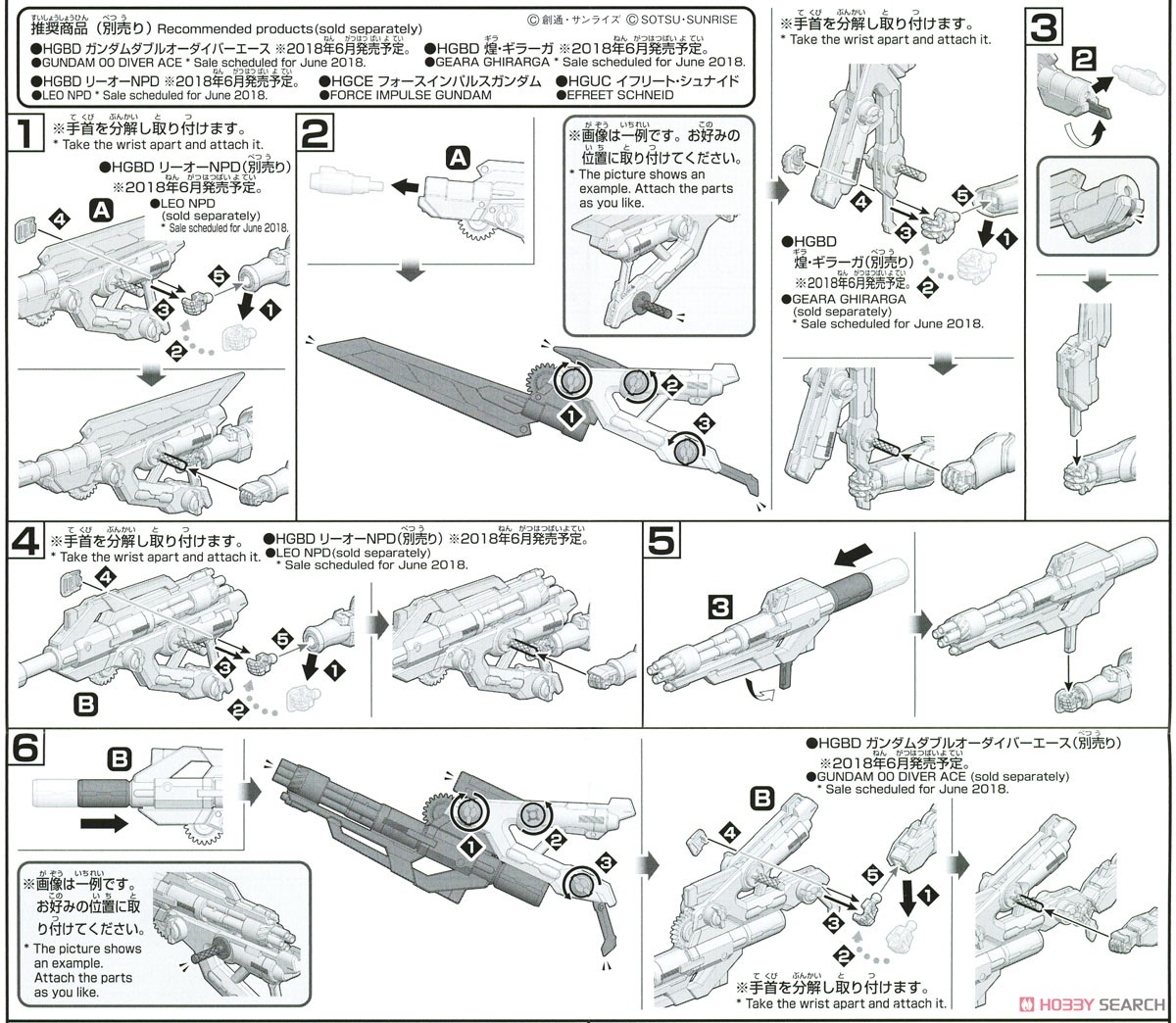 スピニングブラスター (HGBC) (ガンプラ) 設計図2