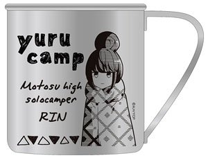 Yurucamp Rin Shima Stainless Mug Cup (Anime Toy)