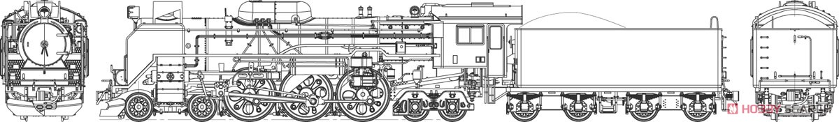 16番(HO) 国鉄 C60 東北型 (鉄道模型) その他の画像1