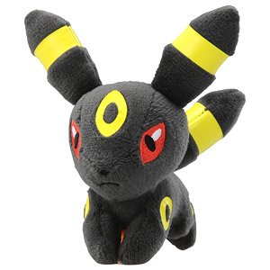 ポケモンぬいぐるみ ちっちゃいかたのりブラッキー (キャラクタートイ)