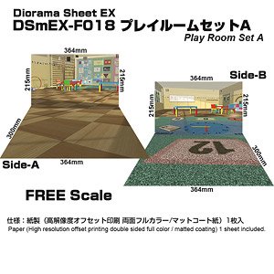 Diorama Sheet EX [Playroom set A] (Fashion Doll)