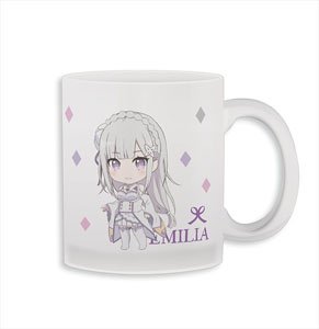Nendoroid Plus: Re:ZERO -Starting Life in Another World- Glass Mug Cup Emilia (Anime Toy)