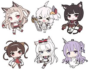 アズールレーン トレーディングラバーストラップ (6個セット) (キャラクターグッズ)