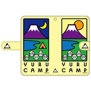 [Yurucamp] Minimal Icon Series Smartphone Case Yellow (Anime Toy)