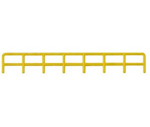 Risk Protection Fence (Yellow, 10 pieces) (Model Train)