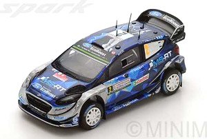 Ford Fiesta WRC No.2 Winner Rally Italy 2017 O.Tanak M.Jarveoja (ミニカー)