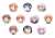 Slow Start Trading Can Badge Collection (Set of 10) (Anime Toy) Item picture1