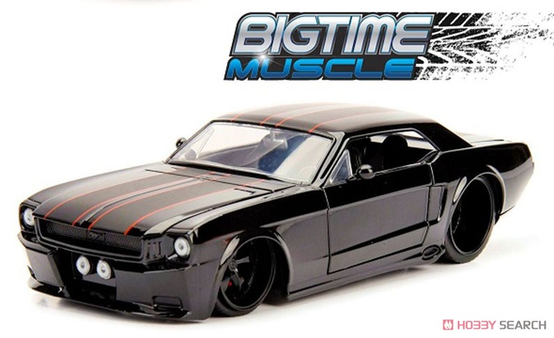 Bigtime Muscle 1965 Ford Mustang GT BK (Diecast Car) Item picture1
