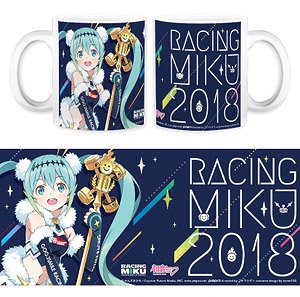 Hatsune Miku Racing Ver. 2018 Mug Cup (1) (Anime Toy)