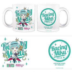 Hatsune Miku Racing Ver. 2018 Mug Cup (3) (Anime Toy)