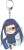 Yurucamp Big Acrylic Key Ring Chiaki Oogaki Deformed ver. (Anime Toy) Item picture1