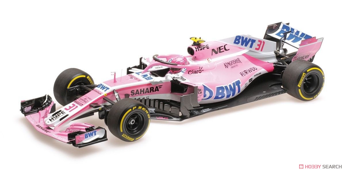 サハラ フォース インディア F1チーム メルセデス VJM11 エステバン・オコン 2018 (ミニカー) 商品画像1