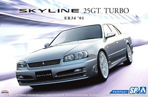 ニッサン ER34 スカイライン 25GT TURBO `01 カスタムホイール (プラモデル)