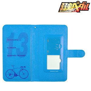 Yowamushi Pedal Glory Line Notebook Type Smarphone Case (Sangaku Manami) (L Size) (Anime Toy)