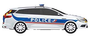 ルノー Megane Estate 2016 Police Nationale (ミニカー)
