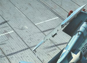 米軍空母甲板 ディスプレイベース (397 x 257mm) (プラモデル)