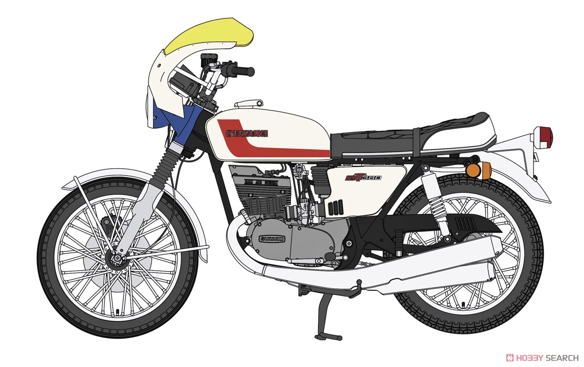 「仮面ライダー」 本郷猛のバイク [スズキ GT380 B] (プラモデル) その他の画像1