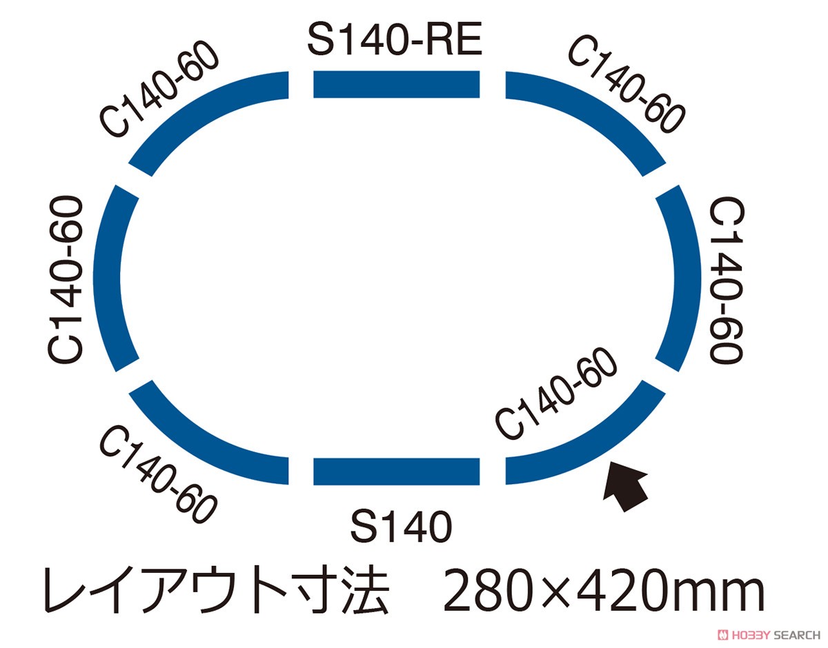 (ミニ) 鉄道模型運転セット (Mini Fine Track) (鉄道模型) 解説3