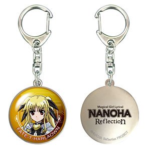 Magical Girl Lyrical Nanoha Reflection Dome Key Ring 02 Fate T Haraoun (Anime Toy)