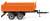 (HO) Dump Trailer Municipal Orange (Model Train) Item picture1