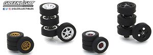Tokyo Torque Wheel & Tire Pack - 16 Wheels, 16 Tires, 4 Axles (ミニカー)