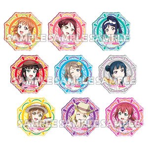 Love Live! Sunshine!! Trading Acrylic Badge Ver.3 (Set of 9) (Anime Toy)