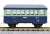 Choshi Electric Railway HAFU1/HAFU2 Passenger Car Set (Early 1960`s Ver./Color:Aoden) (2-Car Set) (Model Train) Item picture1