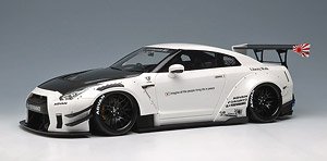 LB WORKS GT-R Type 2 2017 Pearl White (Diecast Car)