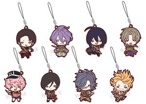 Nitotan Touken Ranbu Rubber Mascot (Set of 8) (Anime Toy)