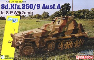 Sd.Kfz.250/9 Ausf.A le.S.P.W.(2cm) (Plastic model)
