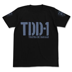 フルメタル・パニック！ Invisible Victory TDD-1ミリタリー Tシャツ BLACK M (キャラクターグッズ)