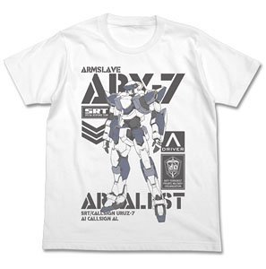 フルメタル・パニック！ Invisible Victory ARX-7アーバレスト Tシャツ WHITE L (キャラクターグッズ)