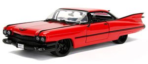 Bigtime Kustoms 1959 Cadilllac Coupe Deville Red (Diecast Car)