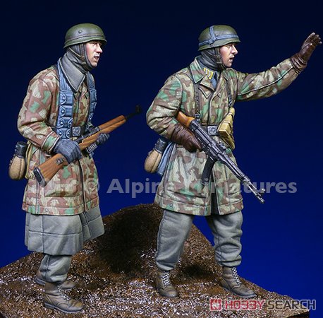 WWII独 降下猟兵 アルデンヌ戦 (2体セット) (プラモデル) 商品画像4