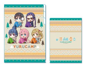 Clear File w/3 Pockets Yurucamp/Gyugyutto (Anime Toy)