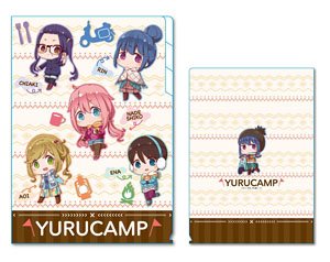 Clear File w/3 Pockets Yurucamp/Tekutoko (Anime Toy)