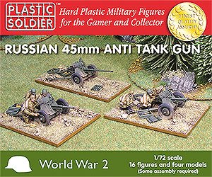 Russian 45Mm Anti Tank Gun (Plastic model)