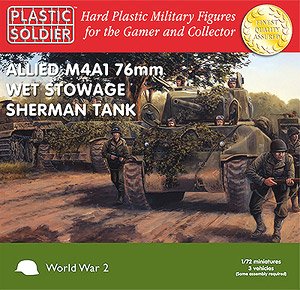 Sherman M4A1 76Mm Wet Tank (Plastic model)