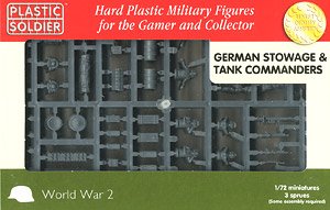 German Stowage and Tank Commanders (Plastic model)