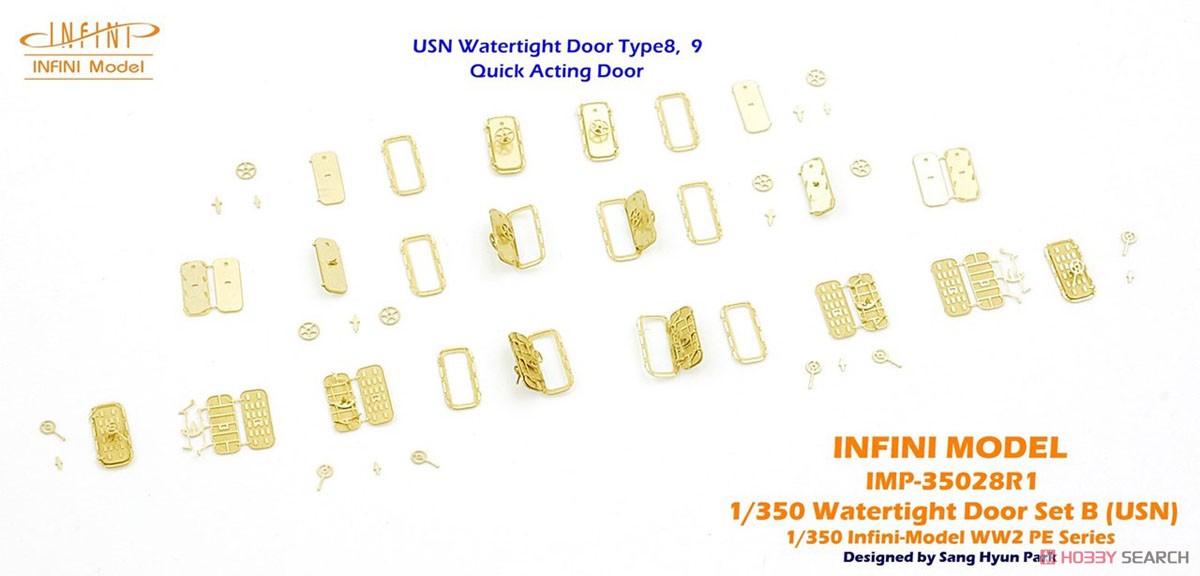 USN Watertight Door Set B (Plastic model) Item picture3